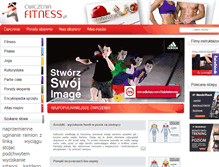 Tablet Screenshot of cwiczeniafitness.pl